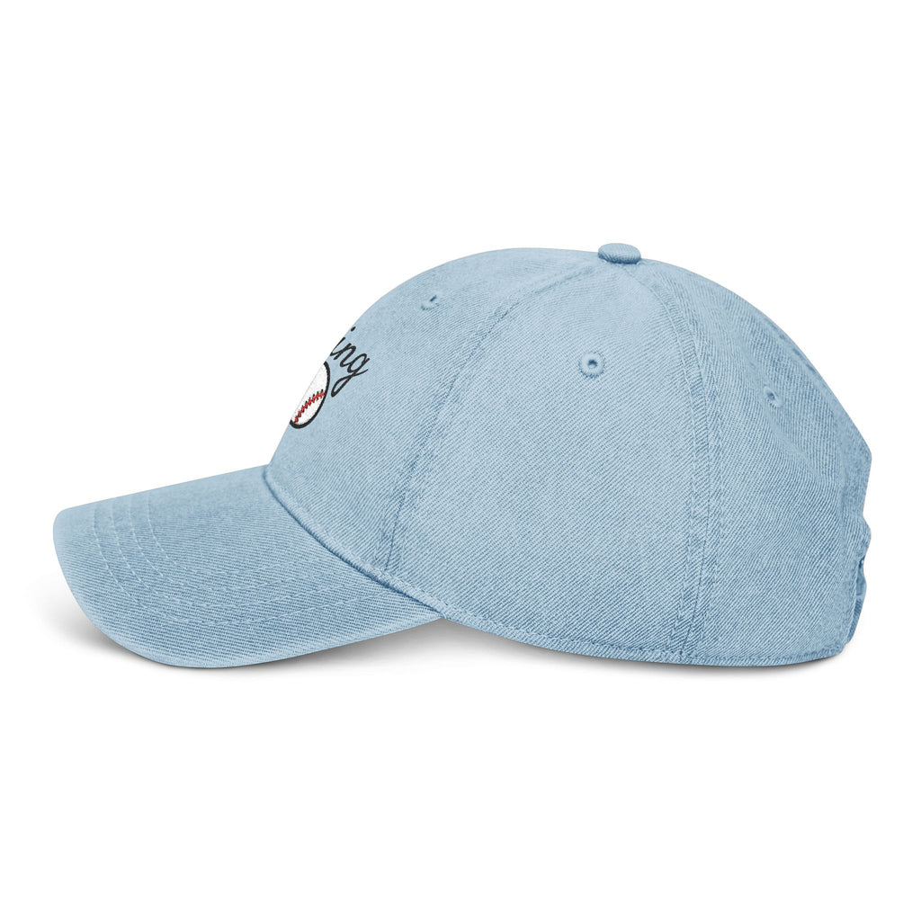 Embroidered Chasing 30 Denim Hat