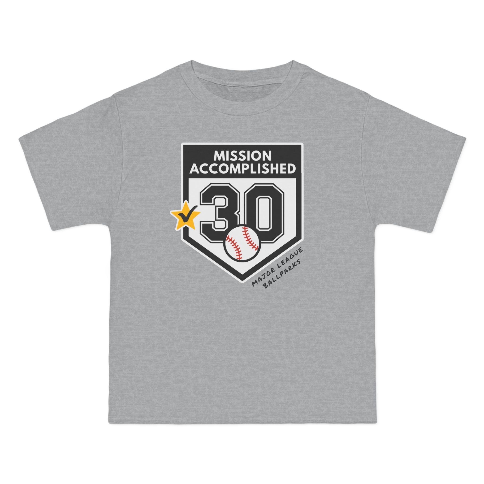 Beefy-T® Mission Accomplished Baseball Ballpark Stadium Chasing 30 Short-Sleeve up to 5XL