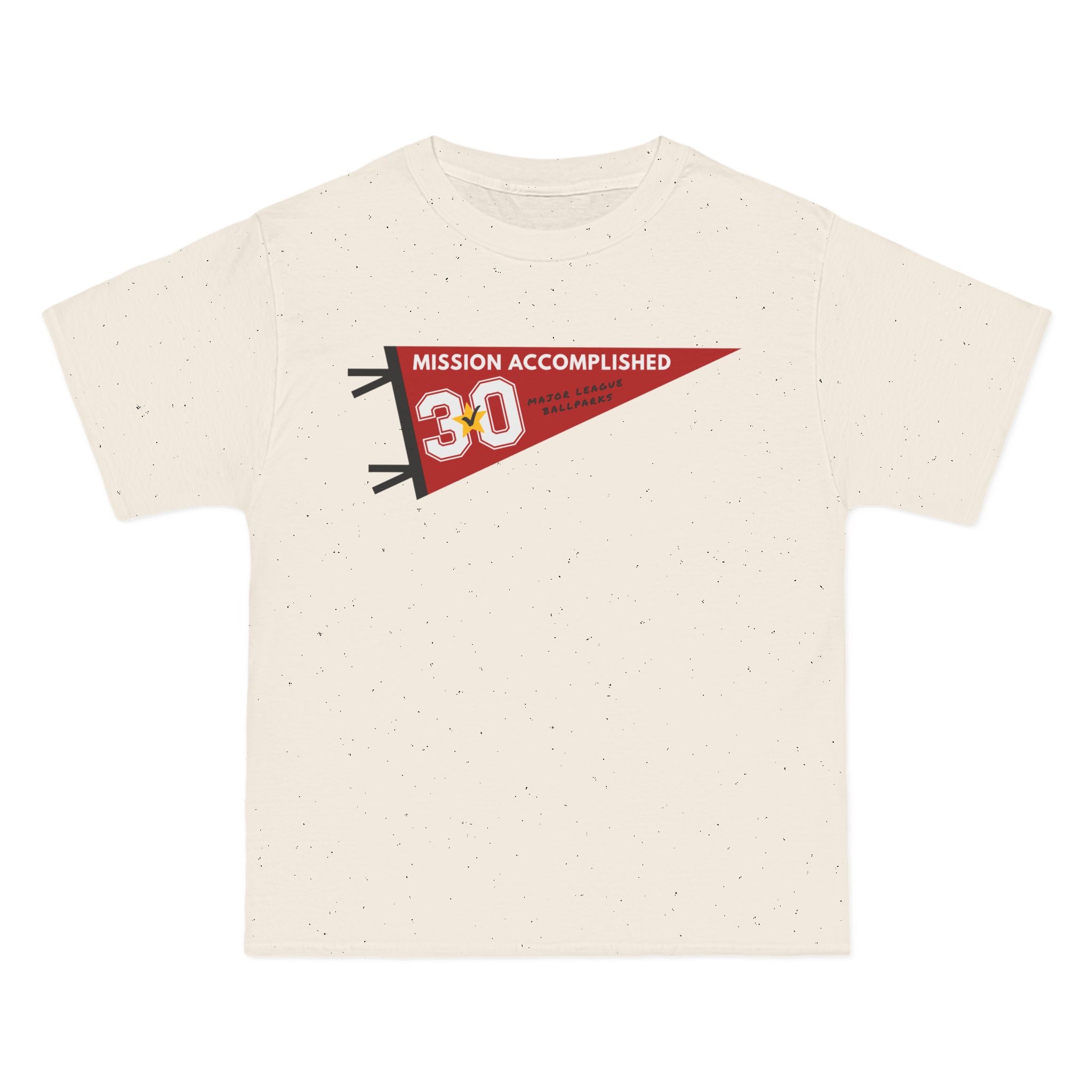Pennant Beefy-T® Mission Accomplished Baseball Ballpark Stadium Chasing 30 Short-Sleeve up to 5XL