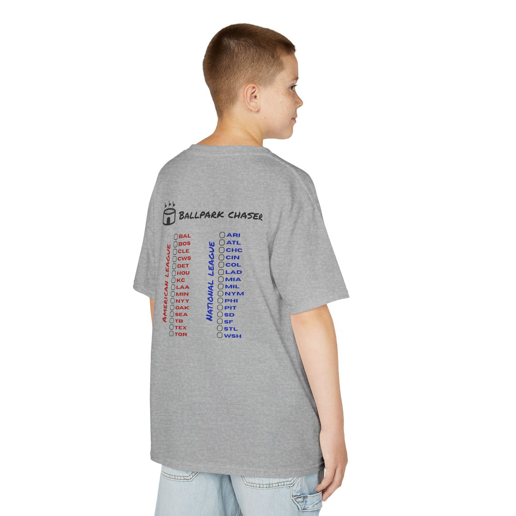 Youth Chasing 30 Gildan Heavy Cotton™ Stadium Chasing Checklist Tee