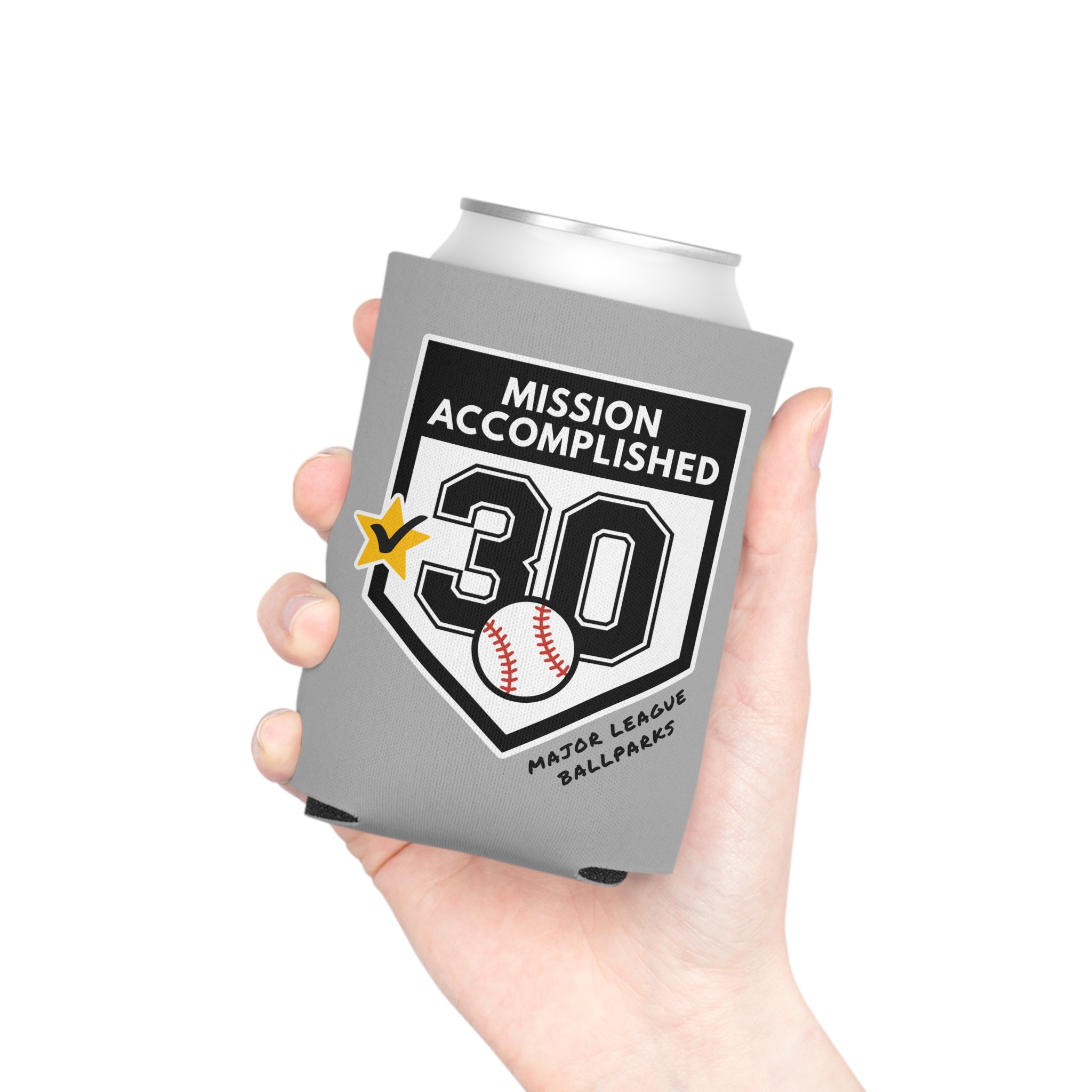 Mission Accomplished Baseball Chasing 30 Can Koozie