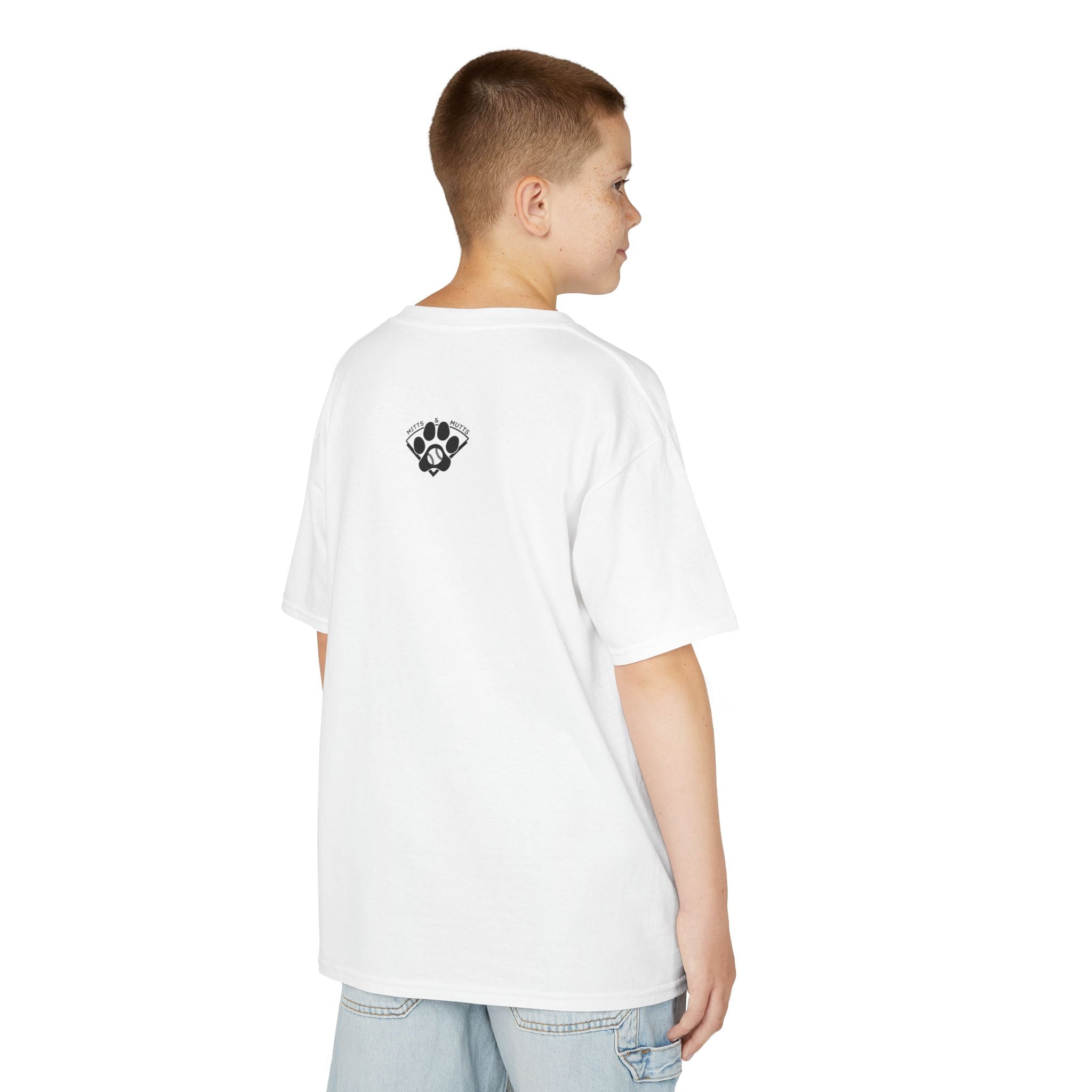 Youth Baseball Pitcher Strikeout Gildan Heavy Cotton™ Tee