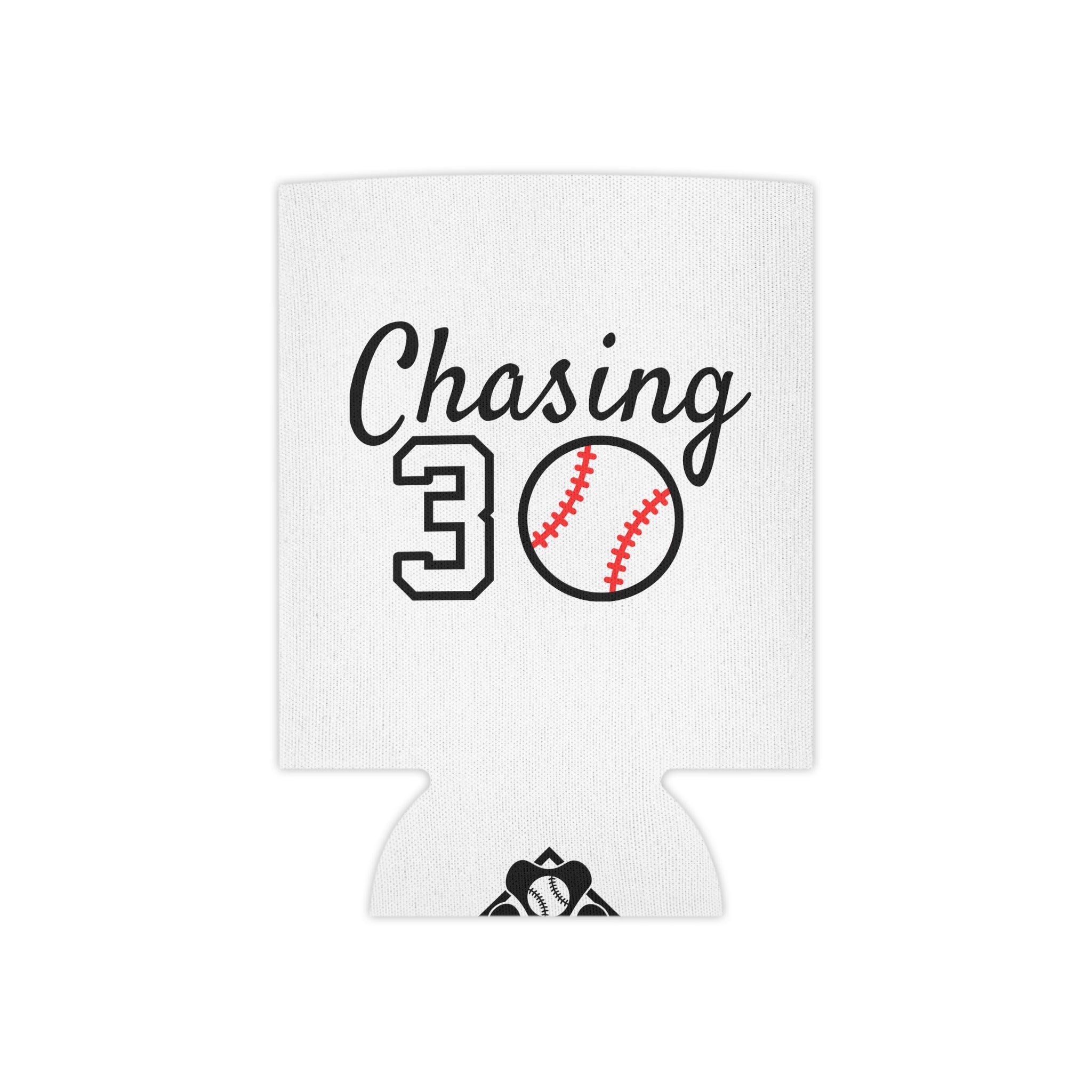 Baseball Chasing 30 Can Koozie