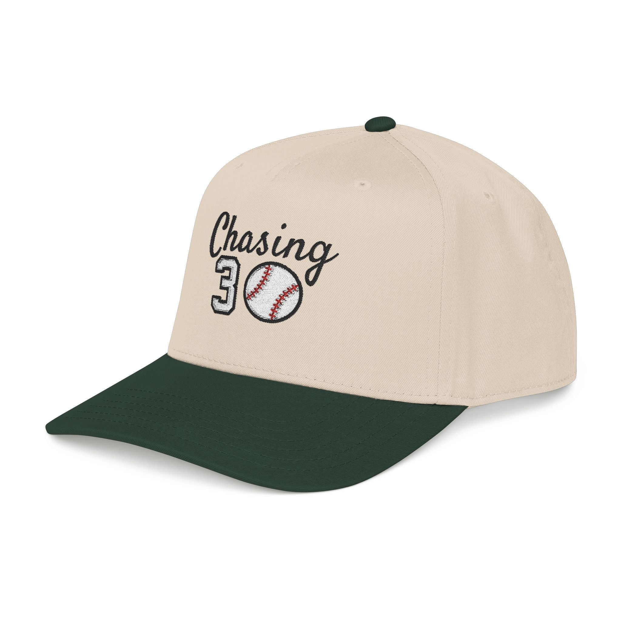 Embroidered Chasing 30 Mid Profile Baseball Cap