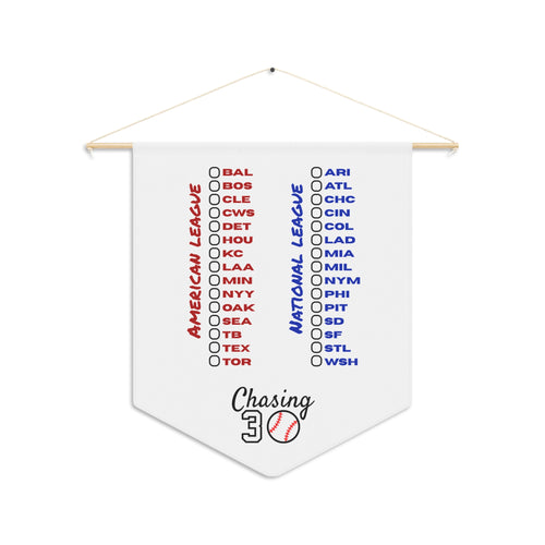 Baseball Stadium Chaser Pennant