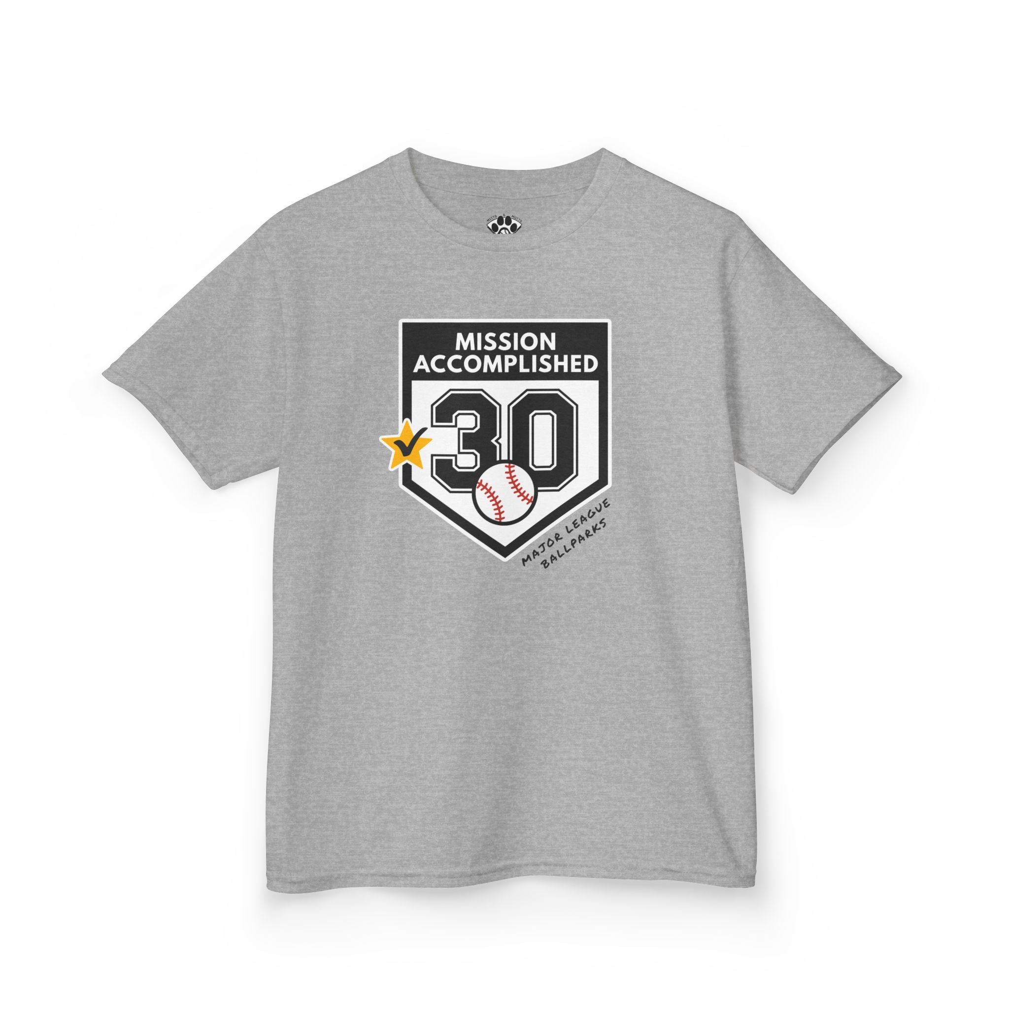 Youth Mission Accomplished Gildan Heavy Cotton™ Baseball Stadium Chasing 30 Tee