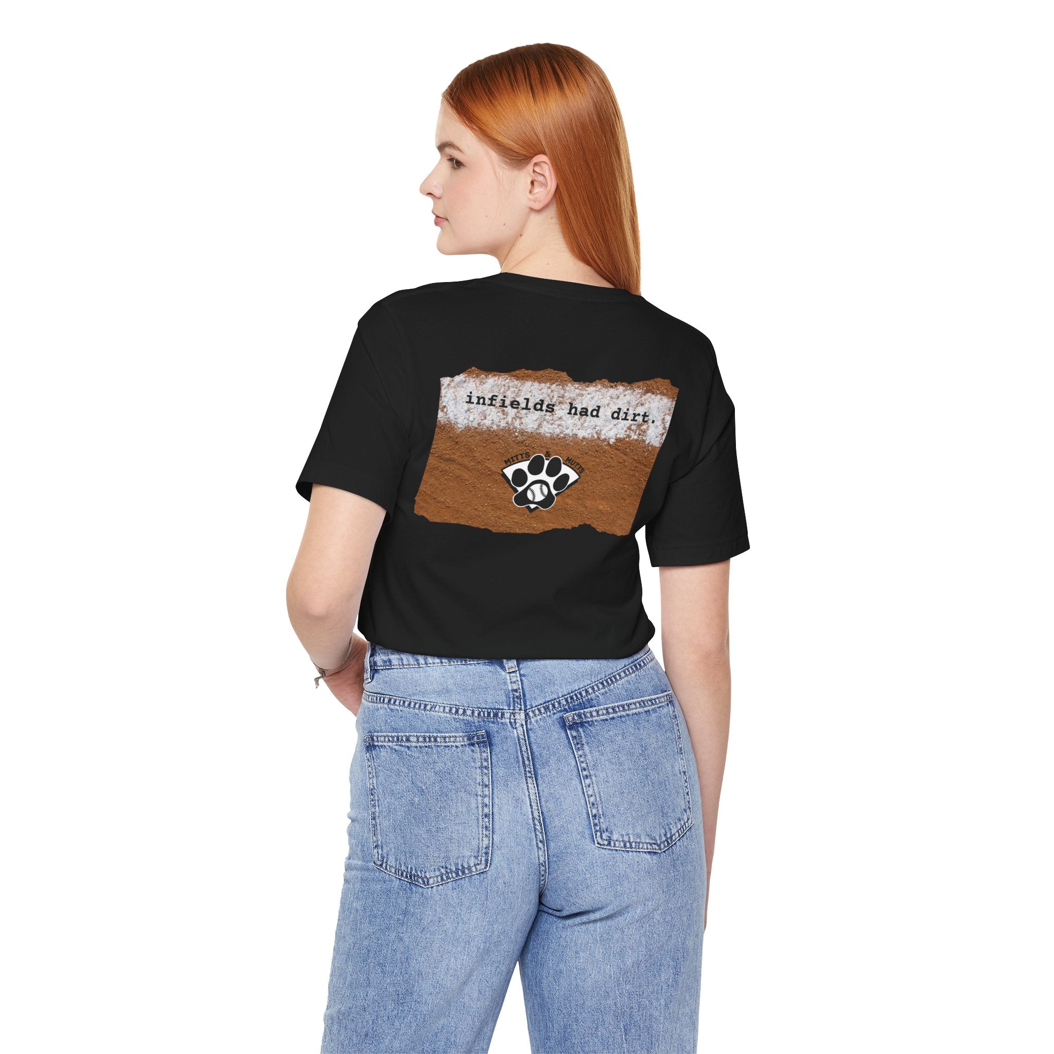 Dirt Infields Unisex Baseball Bella Canvas Short Sleeve Tee