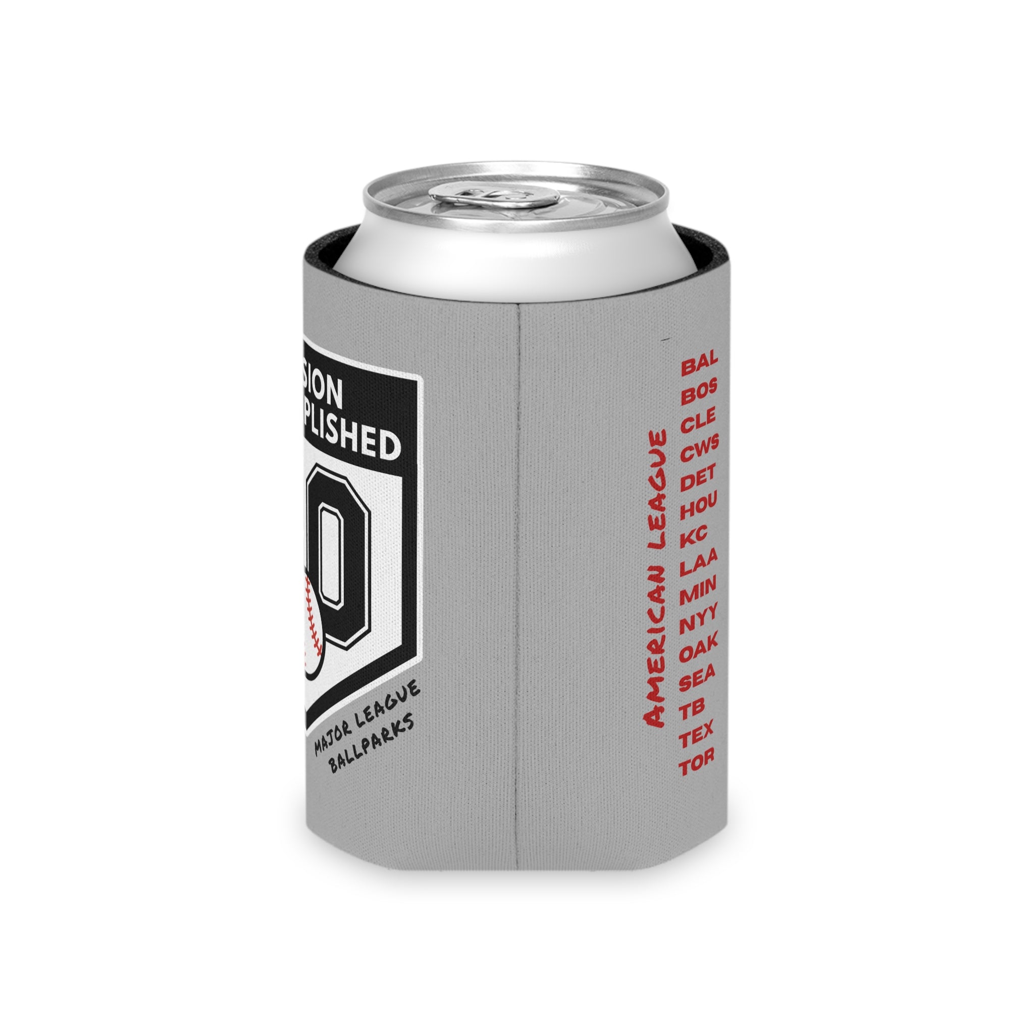 Mission Accomplished Baseball Chasing 30 Can Koozie