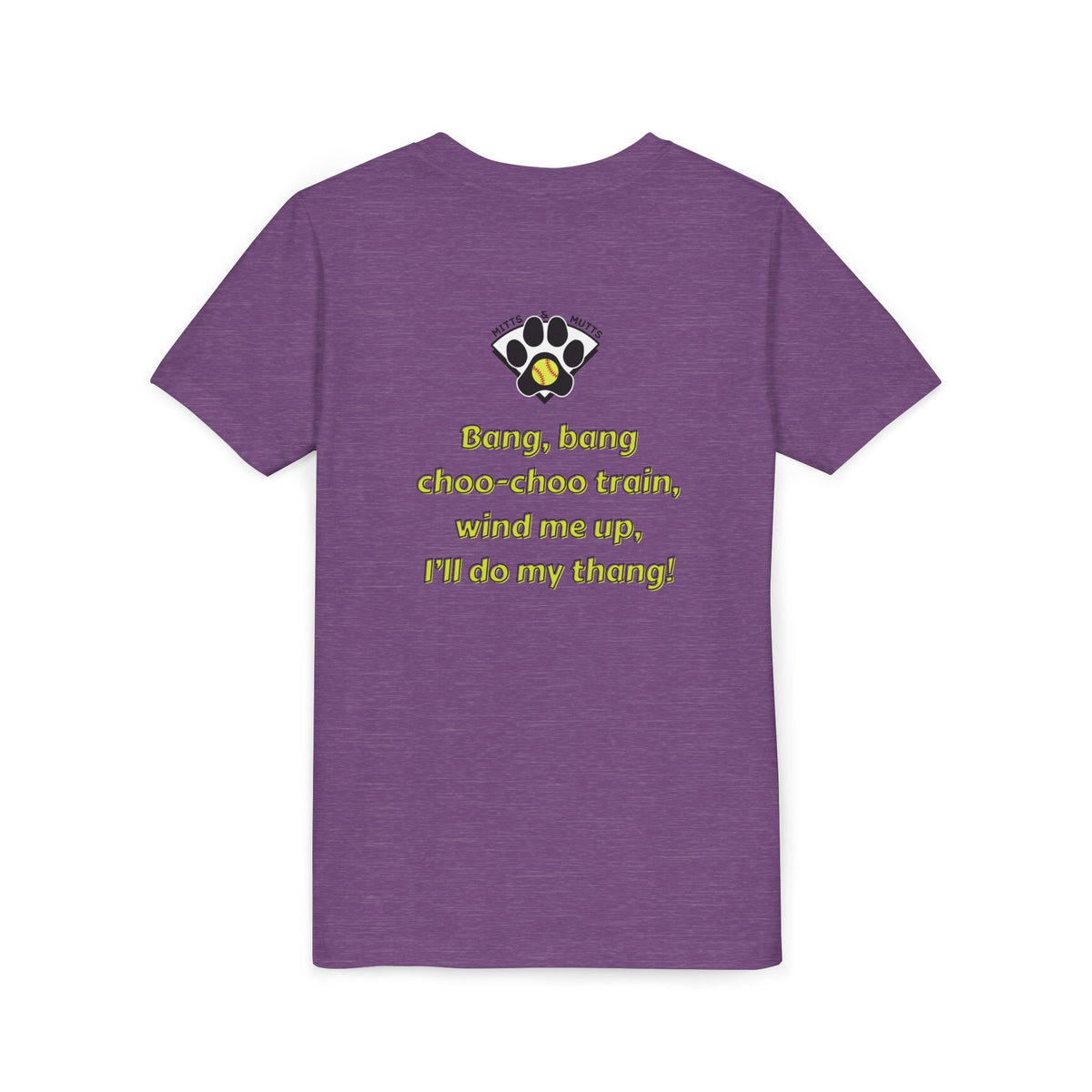 Youth Softball Bang Bang Cheer Short Sleeve Tee