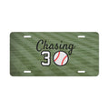 Chasing 30 Baseball Vanity Auto License Plate