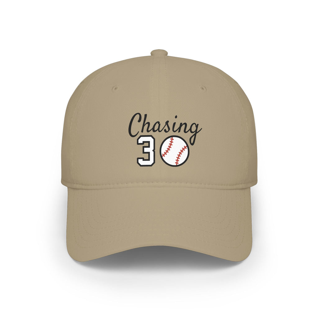 Chasing 30 Low Profile Printed Baseball Cap