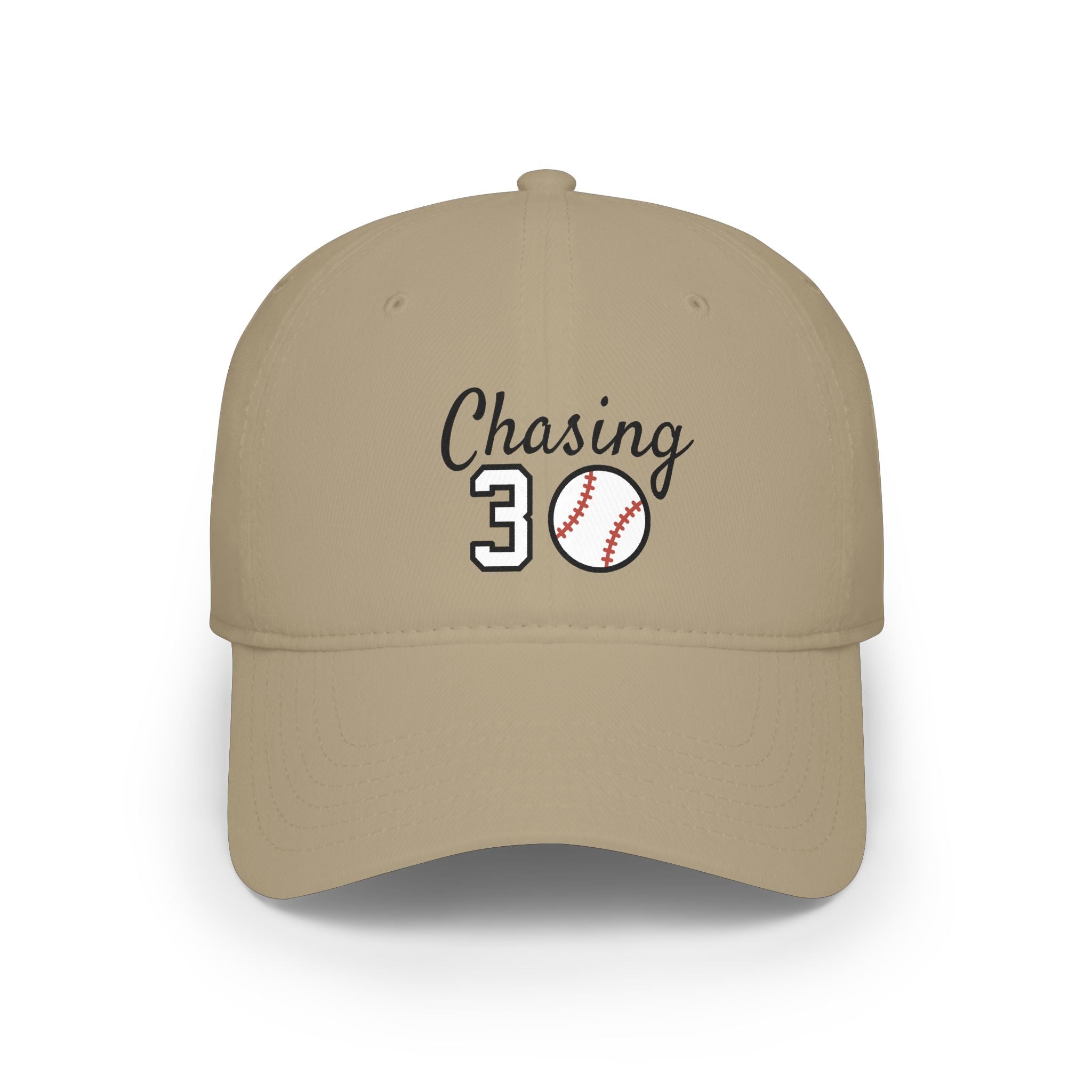 Chasing 30 Low Profile Printed Baseball Cap