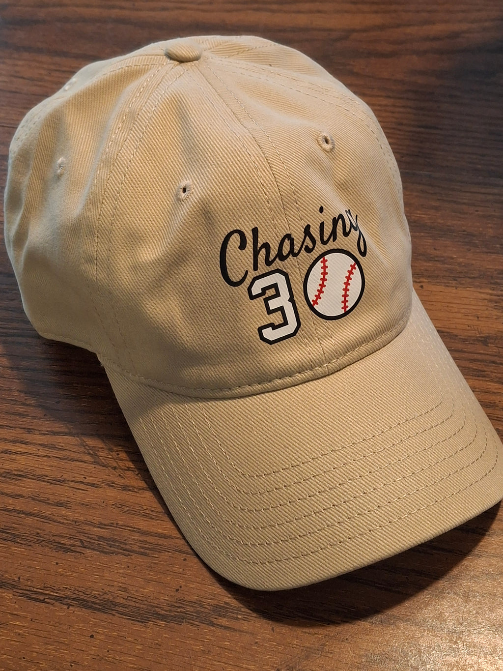 Chasing 30 Low Profile Printed Baseball Cap