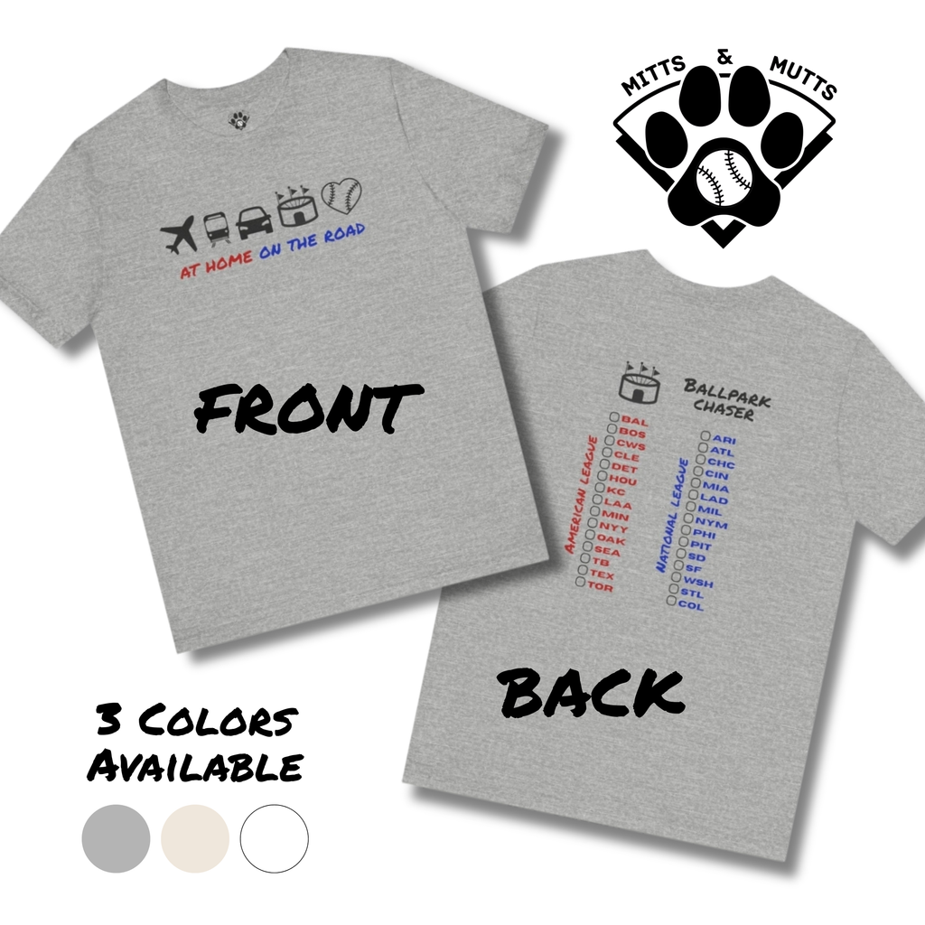 Chasing 30 Transportation Unisex Bella Canvas Short Sleeve MLB Stadium Tee
