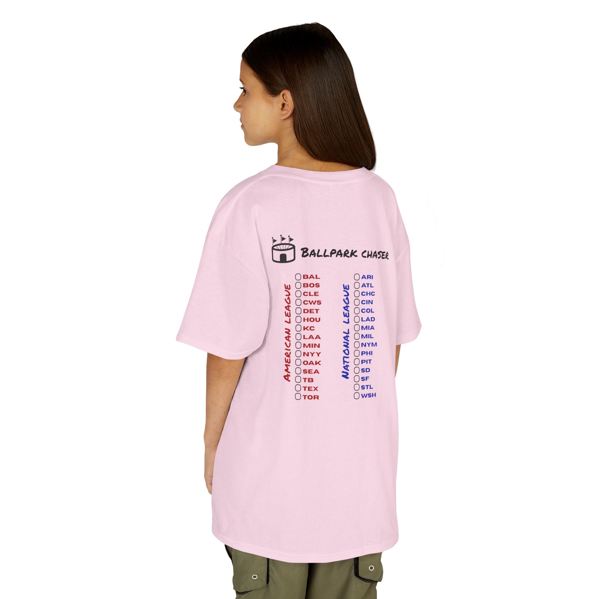 Youth Chasing 30 Gildan Heavy Cotton™ Stadium Chasing Checklist Tee
