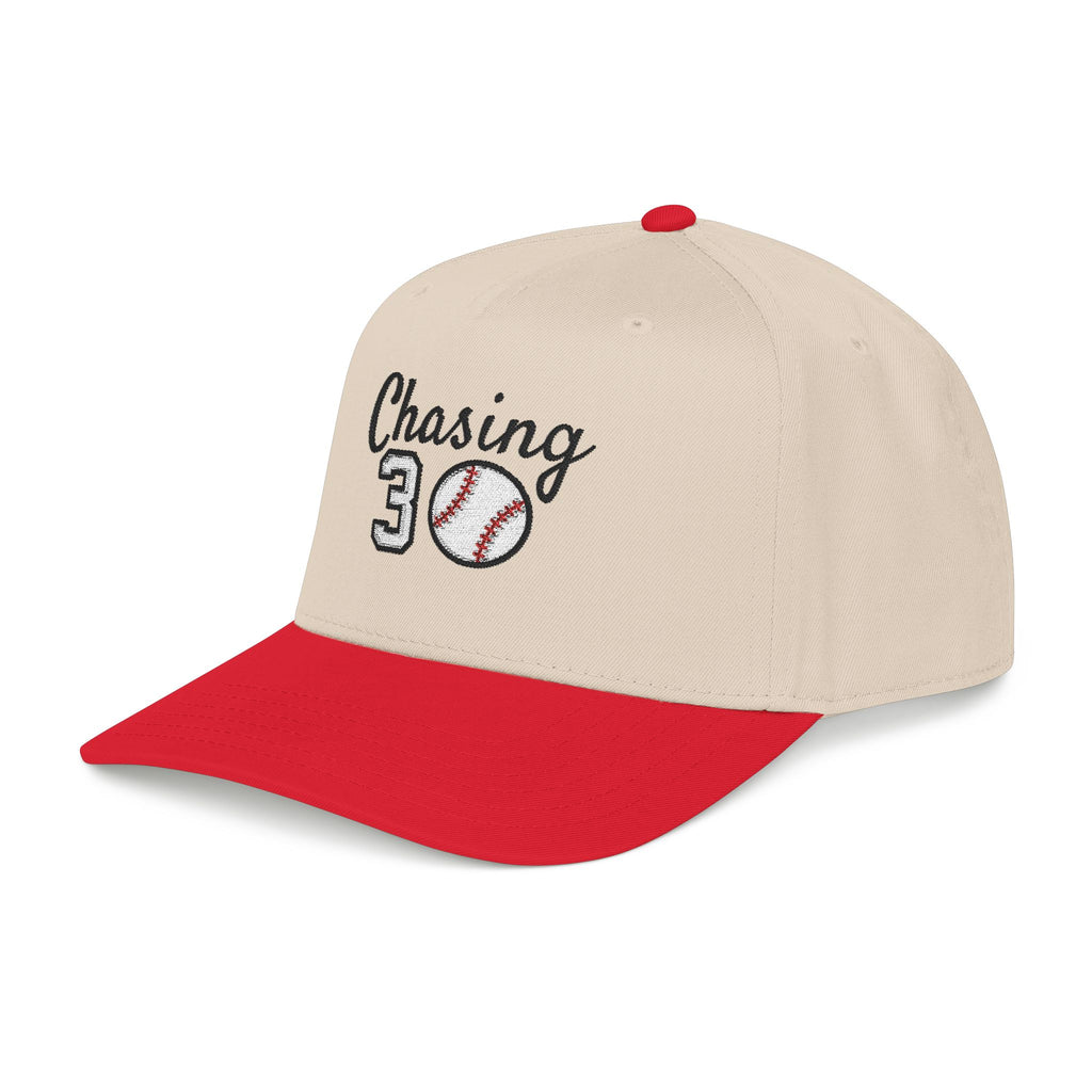 Embroidered Chasing 30 Mid Profile Baseball Cap