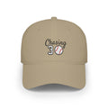 Embroidered Chasing 30 Low Profile Baseball Cap Velcro