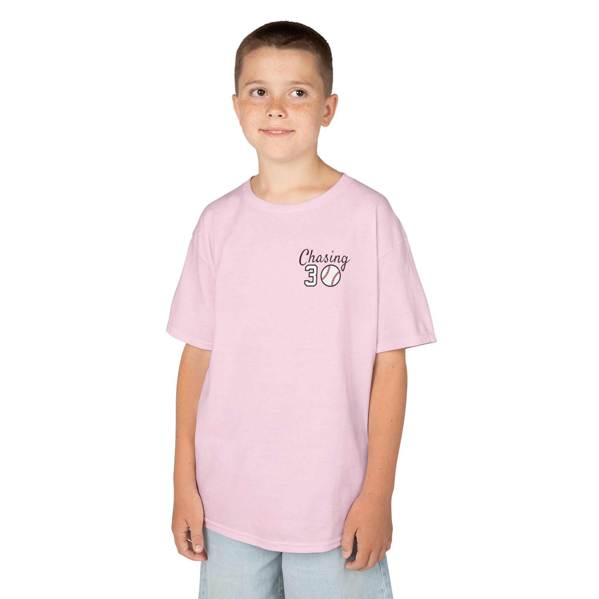 Youth Chasing 30 Gildan Heavy Cotton™ Stadium Chasing Checklist Tee