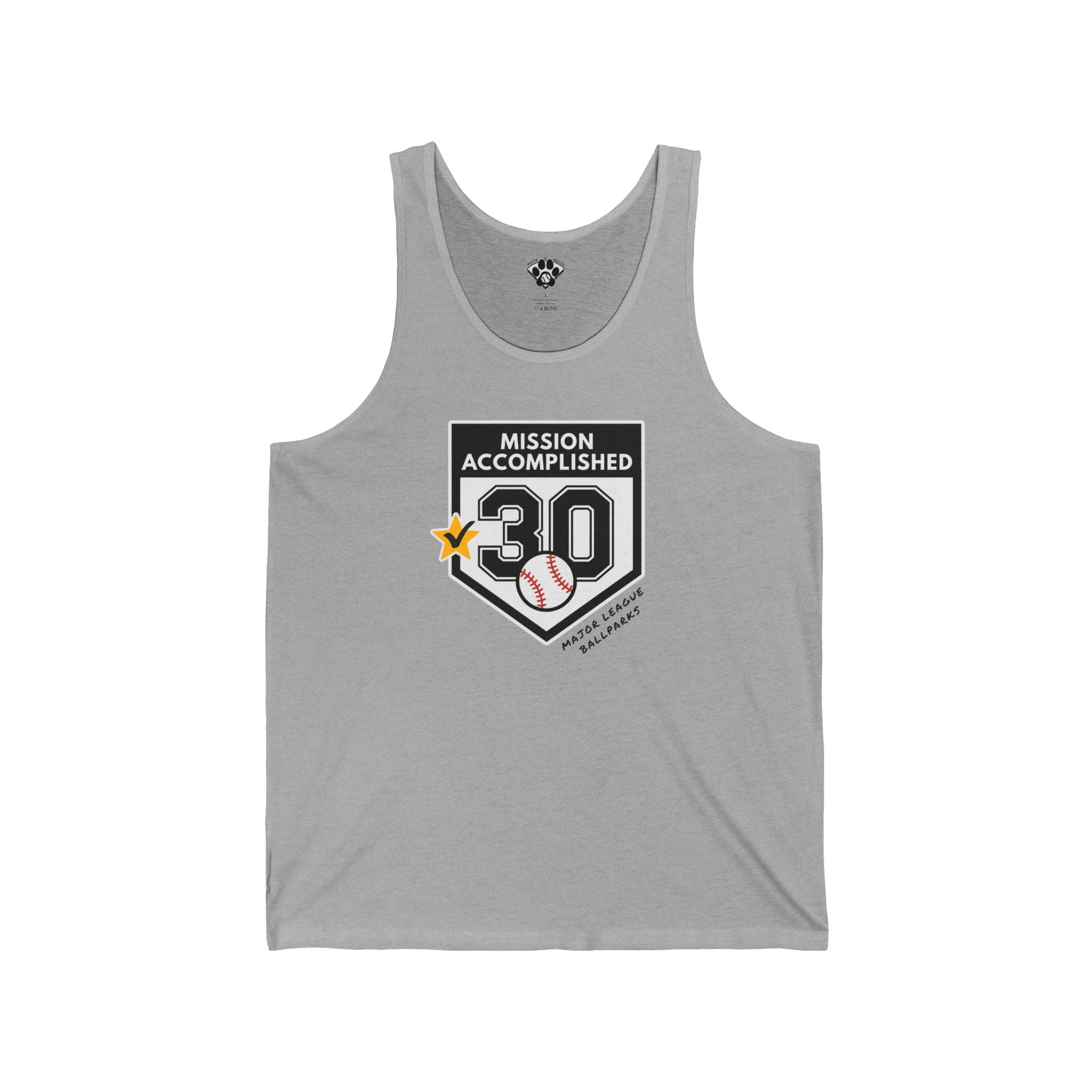 Unisex Chasing 30 Cotton Baseball Stadium Tank Top