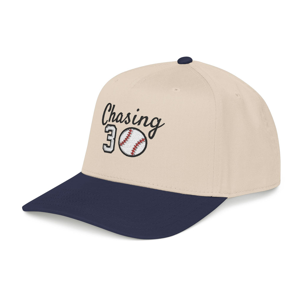Embroidered Chasing 30 Mid Profile Baseball Cap