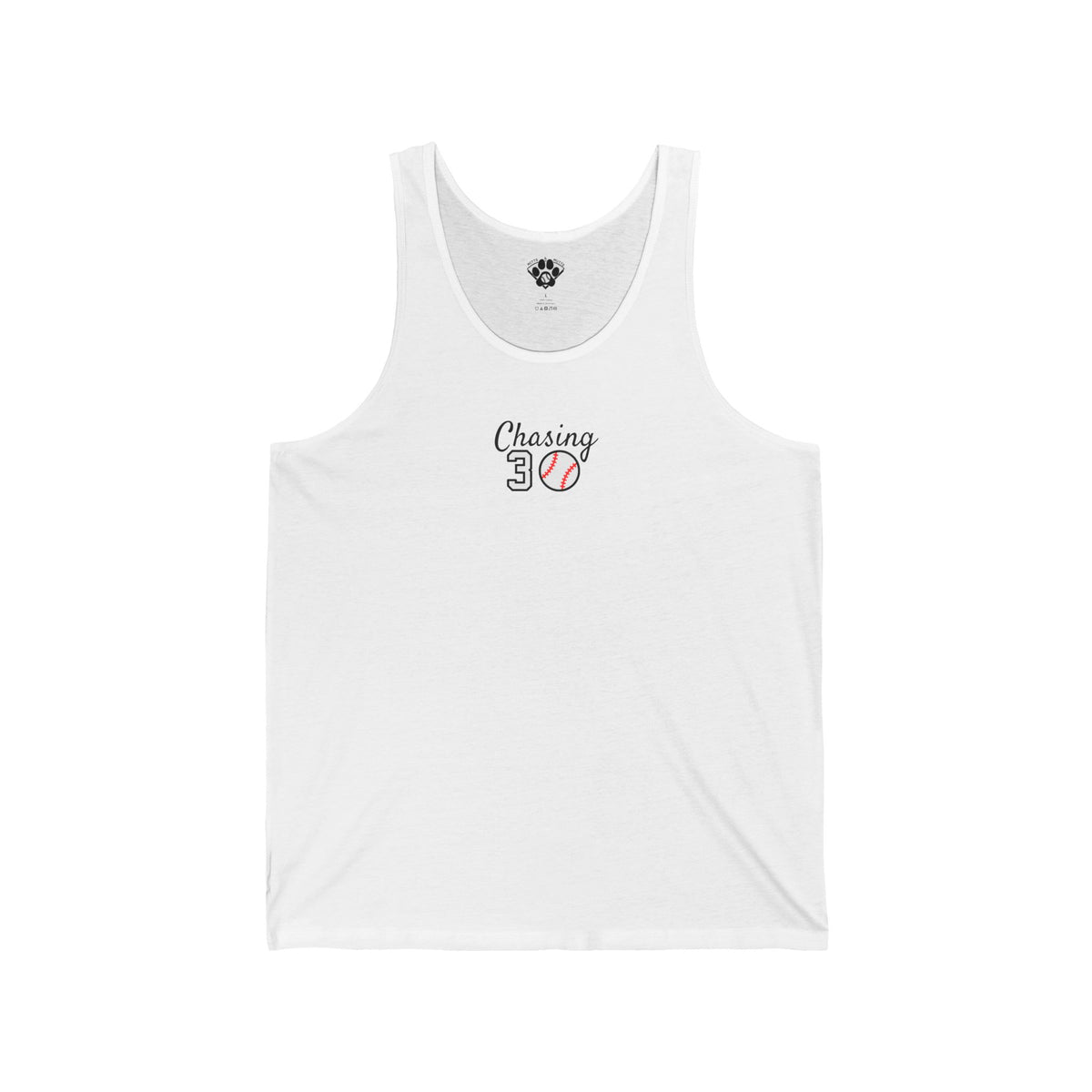 Unisex Chasing 30 Cotton Baseball Stadium Tank Top