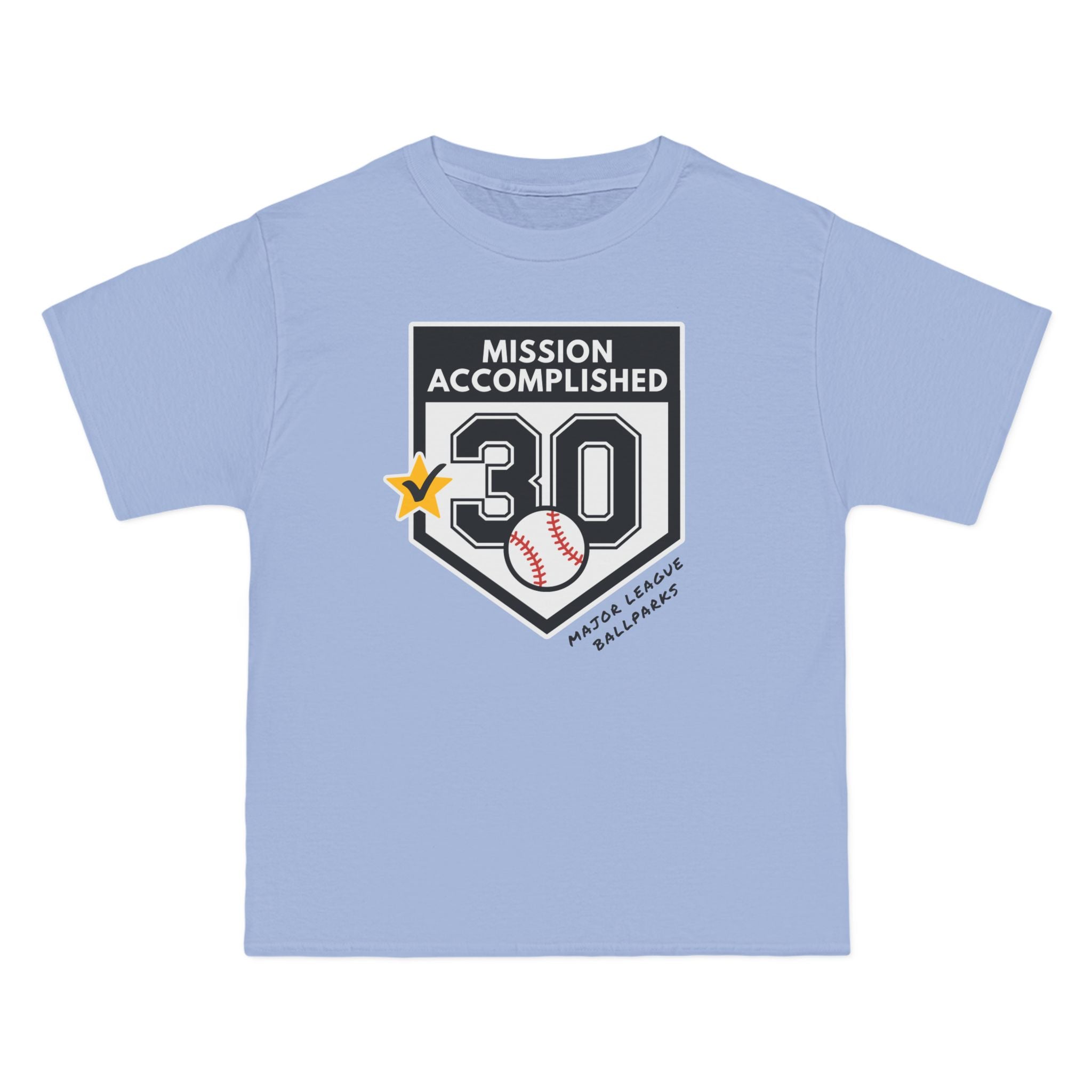 Beefy-T® Mission Accomplished Baseball Ballpark Stadium Chasing 30 Short-Sleeve up to 5XL