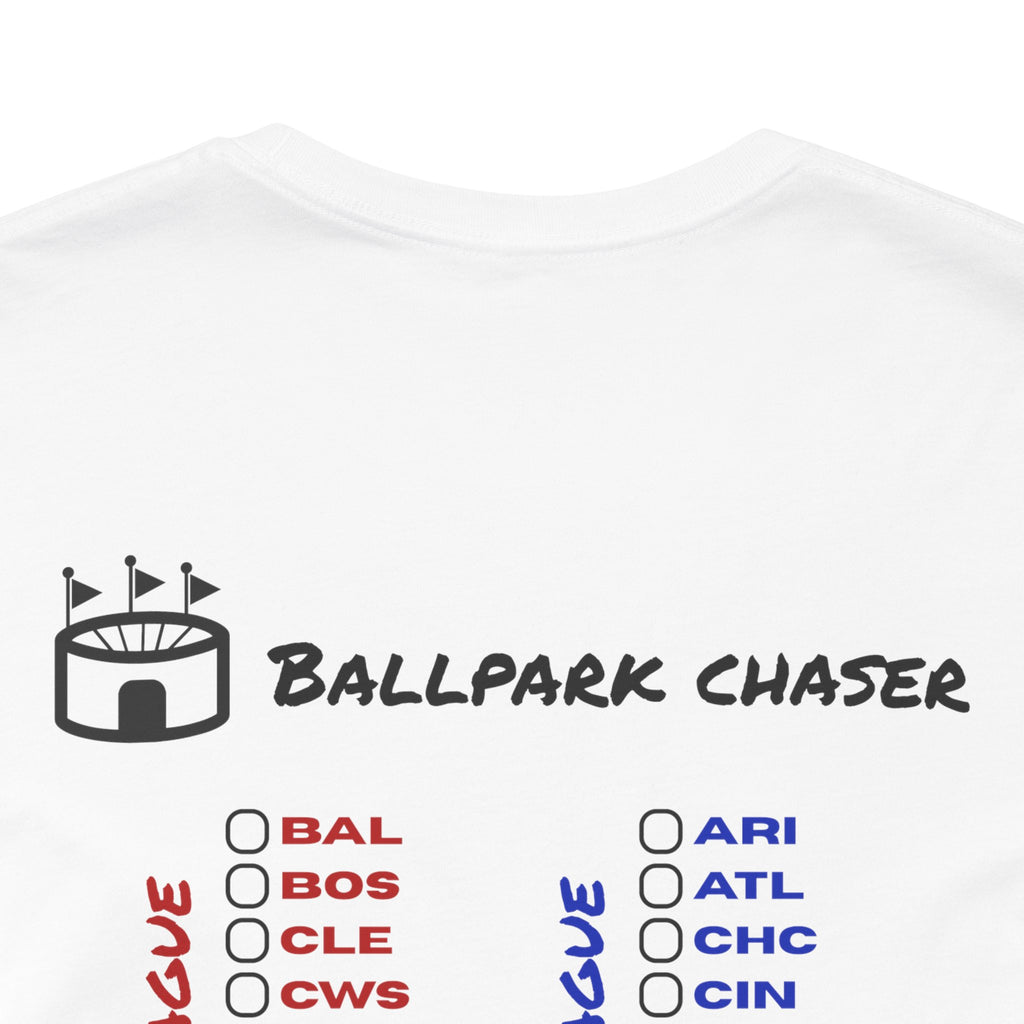 Chasing 30 Transportation Unisex Bella Canvas Short Sleeve MLB Stadium Tee