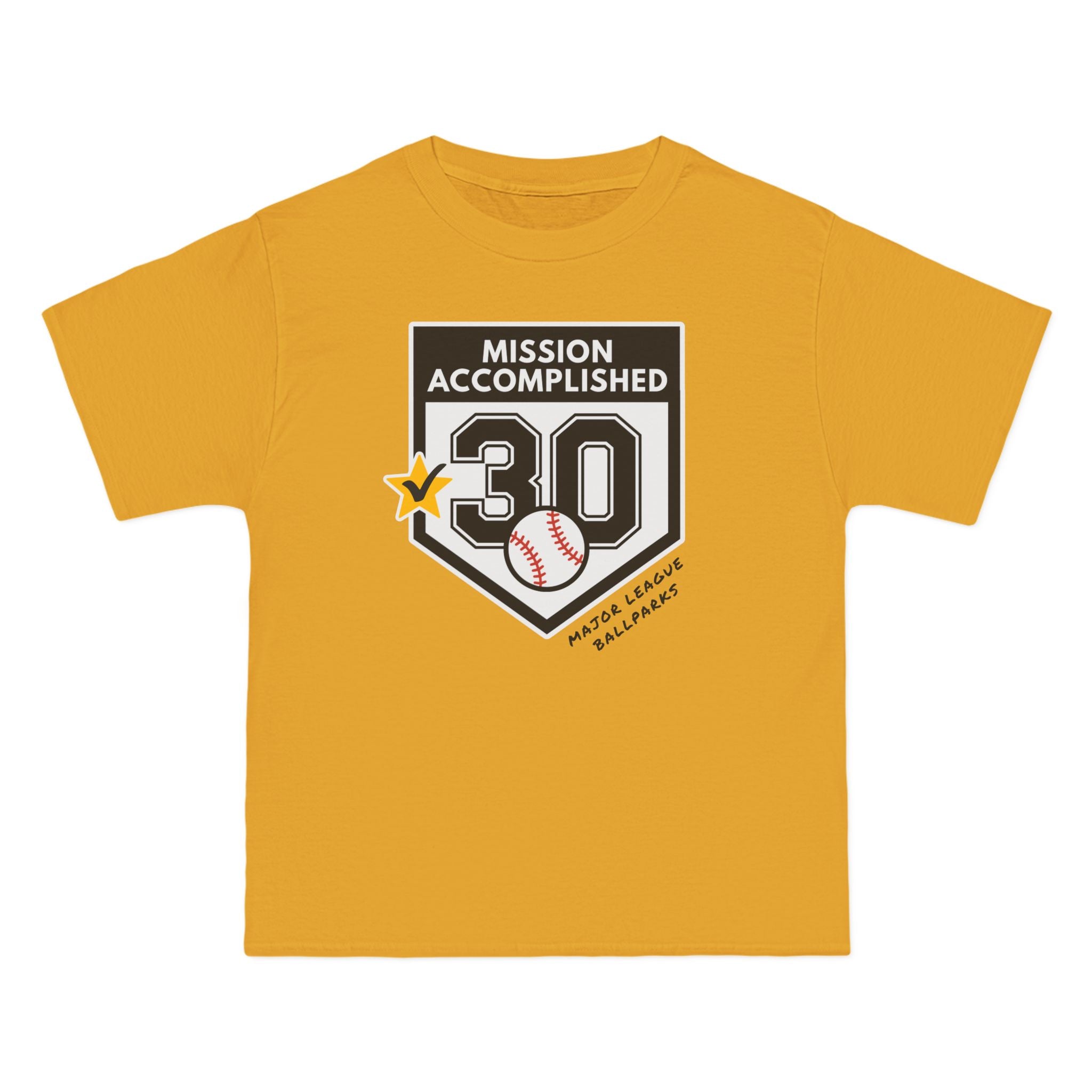 Beefy-T® Mission Accomplished Baseball Ballpark Stadium Chasing 30 Short-Sleeve up to 5XL