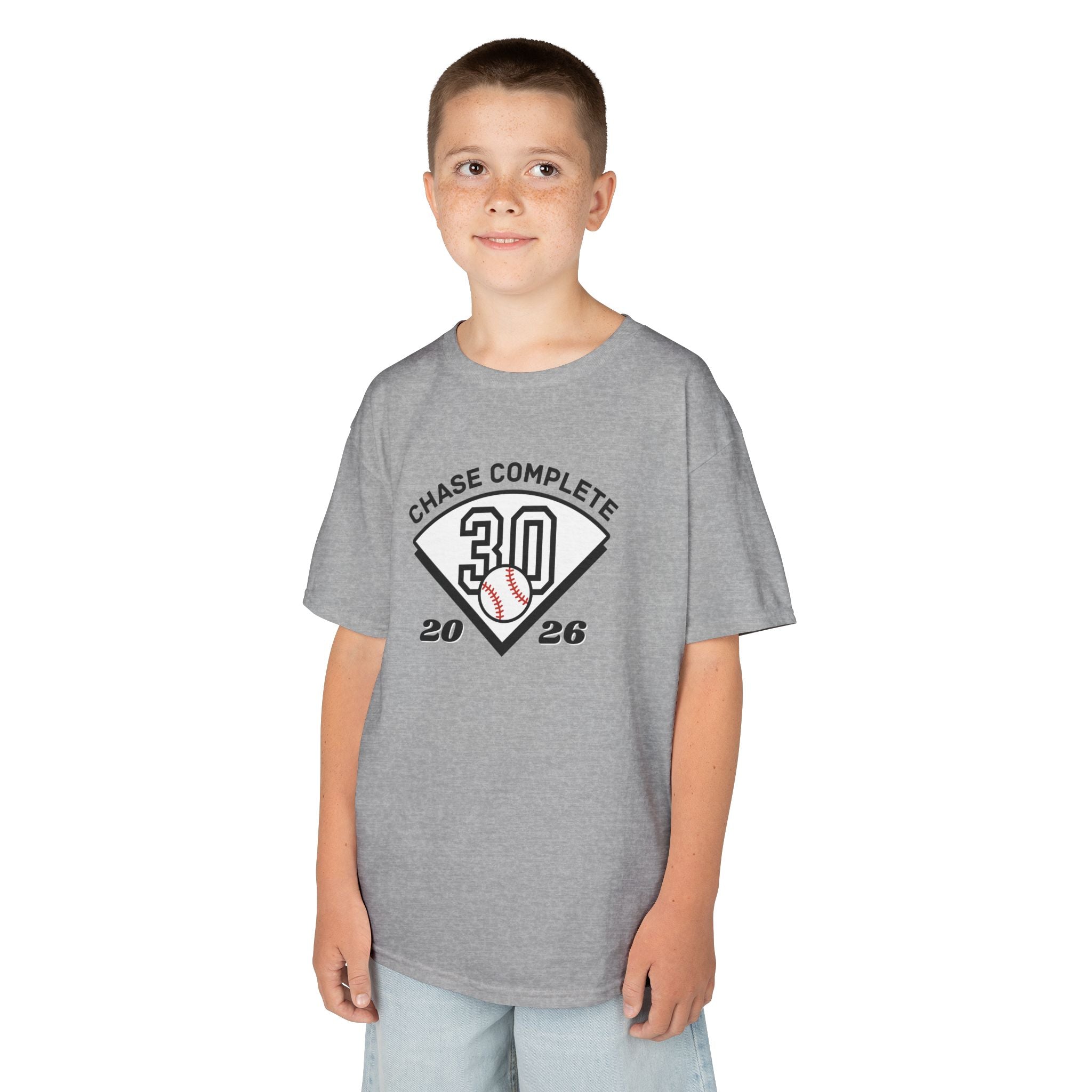 Youth Chase Complete 2026 Gildan Heavy Cotton™ Baseball Stadium Chasing Tee