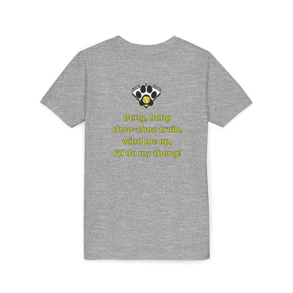 Youth Softball Bang Bang Cheer Short Sleeve Tee