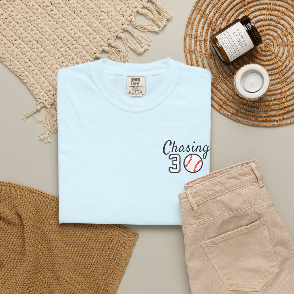 Chasing 30 Unisex Comfort Colors Garment-Dyed T-shirt