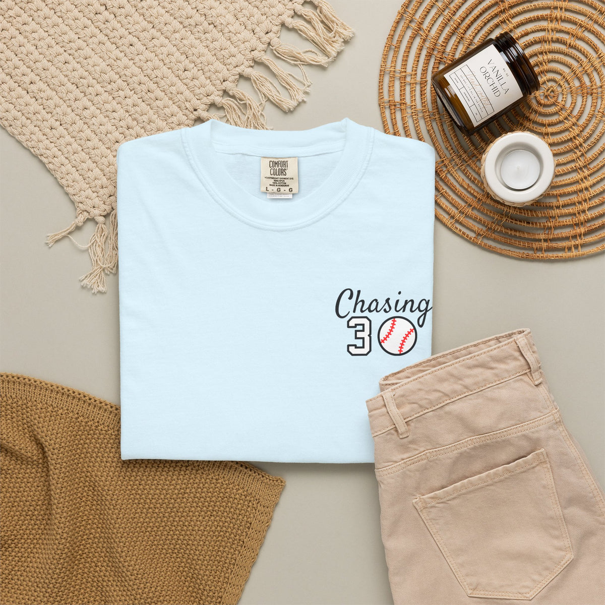 Chasing 30 Unisex Comfort Colors Garment-Dyed T-shirt