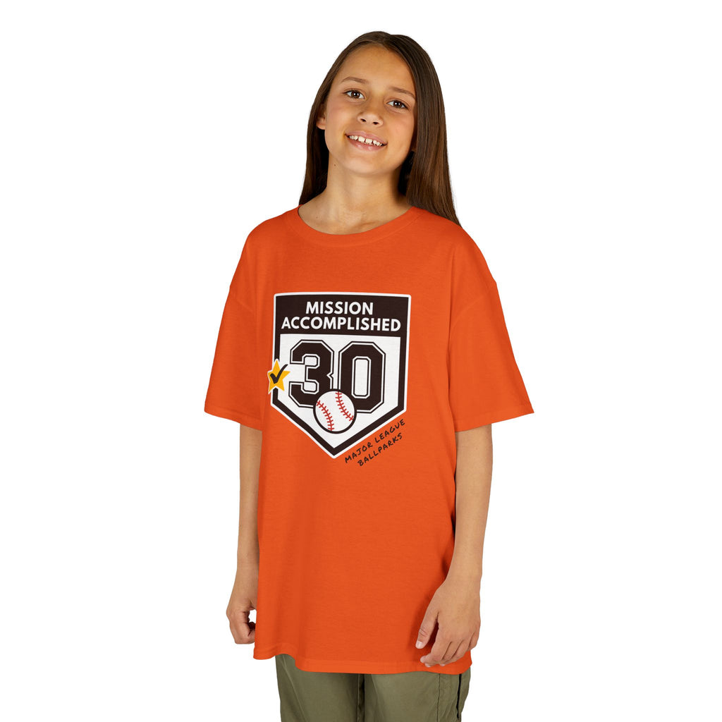 Youth Mission Accomplished Gildan Heavy Cotton™ Baseball Stadium Chasing 30 Tee