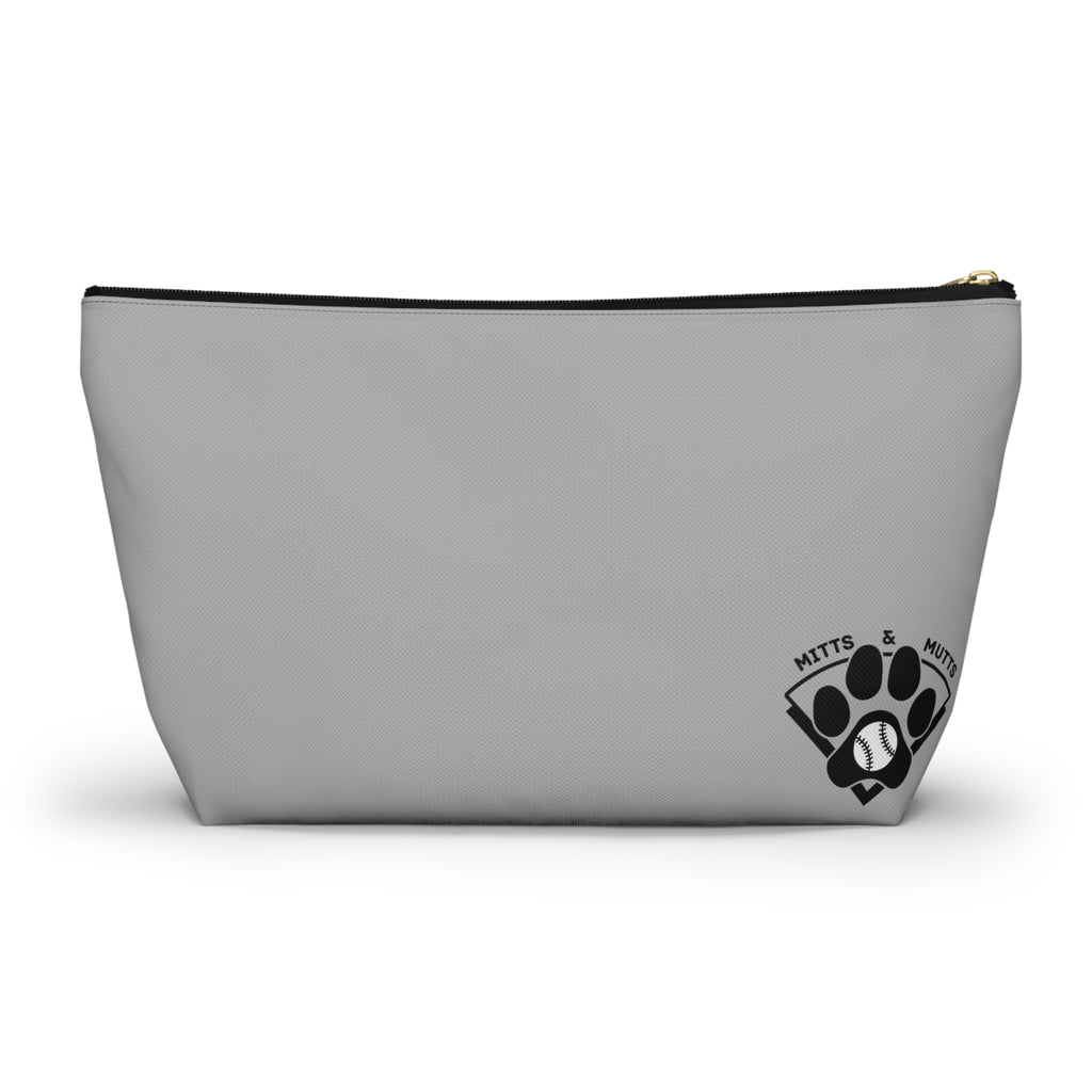 Chasing 30 Gray Zippered Pouch
