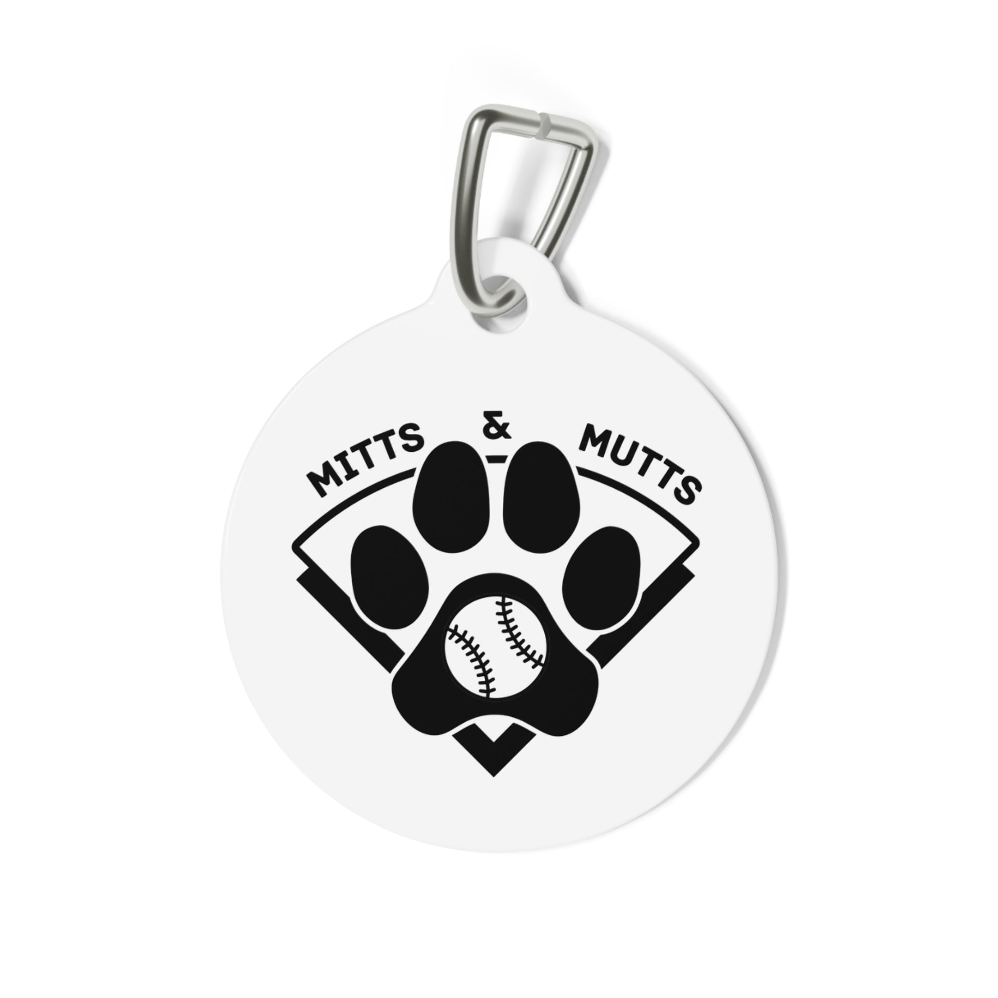 Baseball Pinch Runner Dog Collar Tag