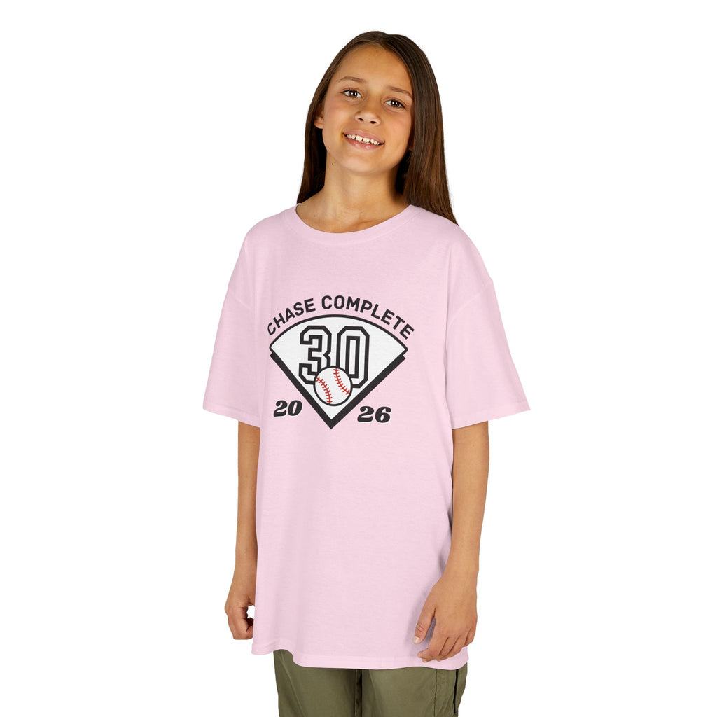 Youth Chase Complete 2026 Gildan Heavy Cotton™ Baseball Stadium Chasing Tee