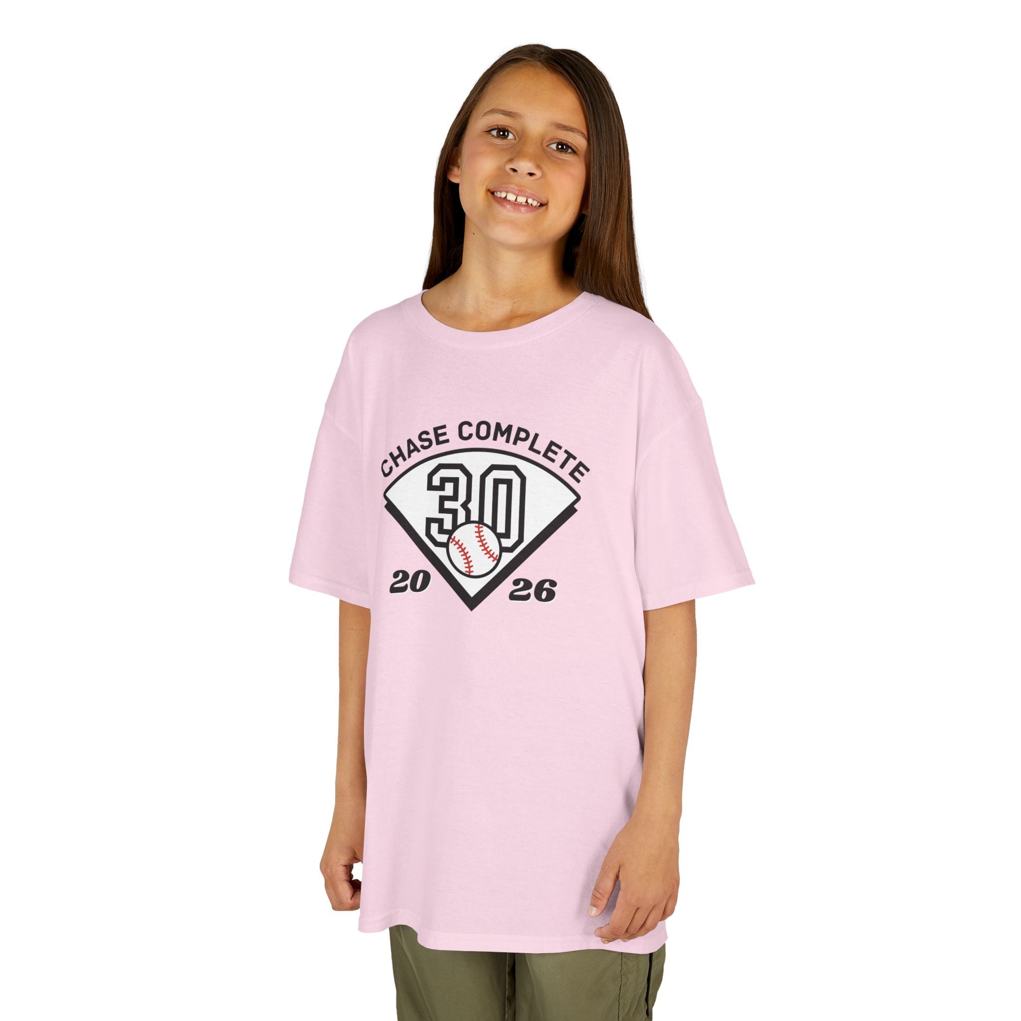 Youth Chase Complete 2026 Gildan Heavy Cotton™ Baseball Stadium Chasing Tee