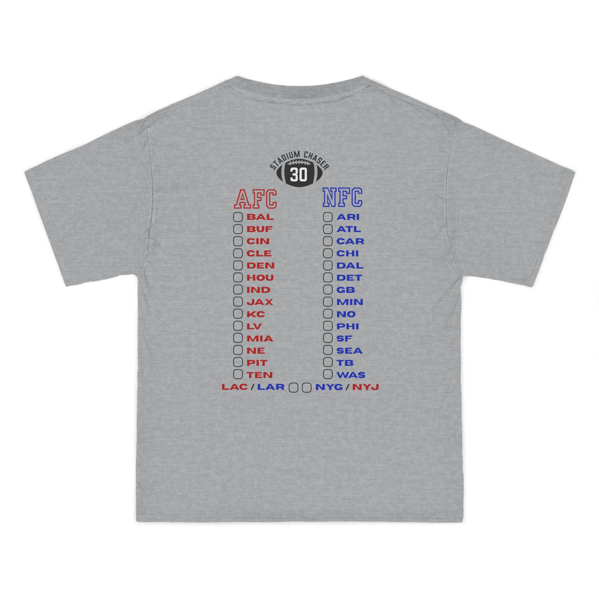 NFL Beefy-T® Football Stadium Chaser Short-Sleeve up to 5XL