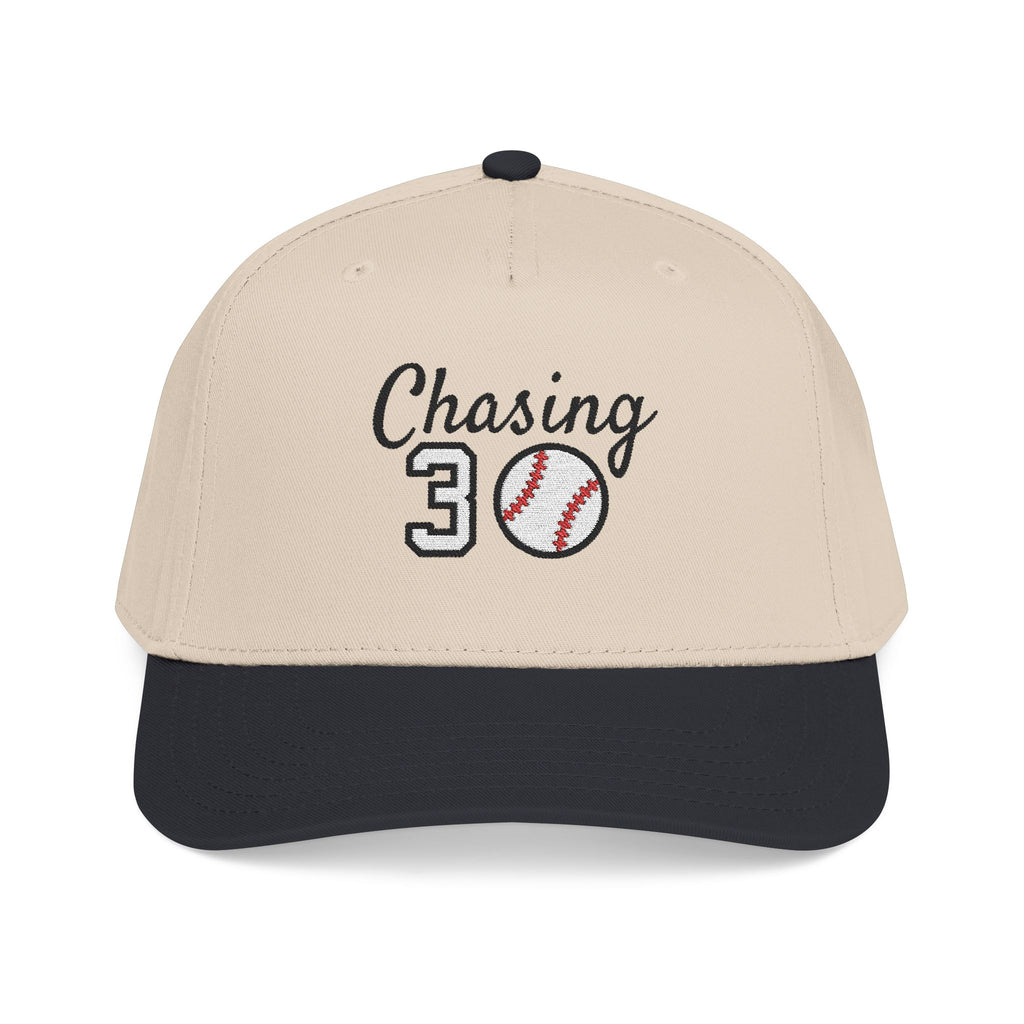 Embroidered Chasing 30 Mid Profile Baseball Cap