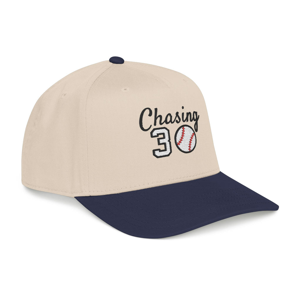 Embroidered Chasing 30 Mid Profile Baseball Cap