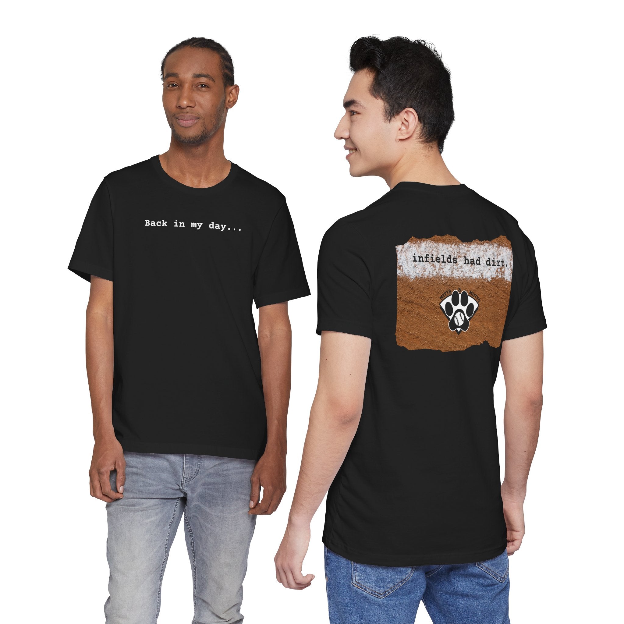 Dirt Infields Unisex Baseball Bella Canvas Short Sleeve Tee