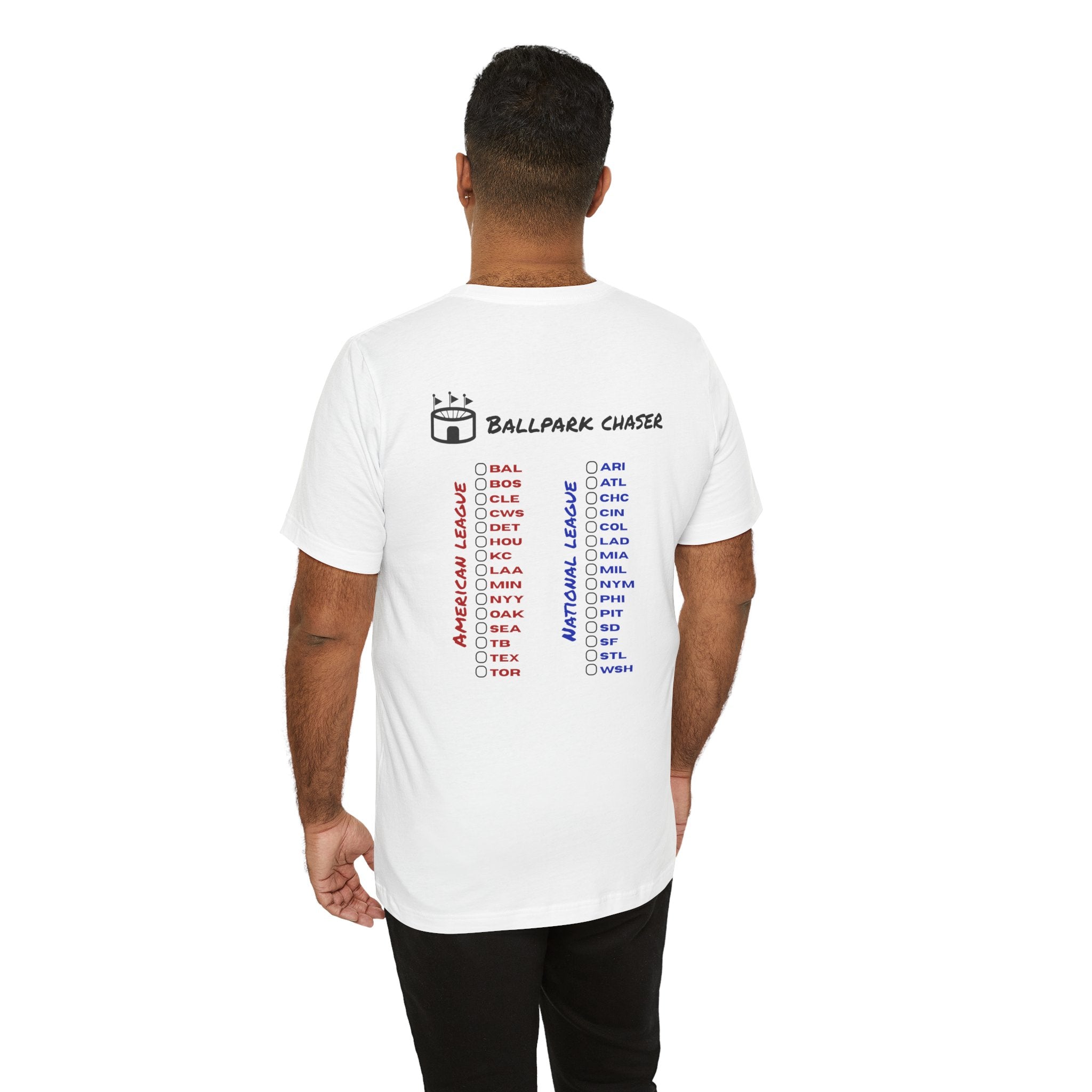 Chasing 30 Transportation Unisex Bella Canvas Short Sleeve MLB Stadium Tee
