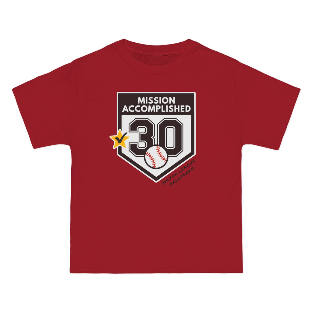 Beefy-T® Mission Accomplished Baseball Ballpark Stadium Chasing 30 Short-Sleeve up to 5XL