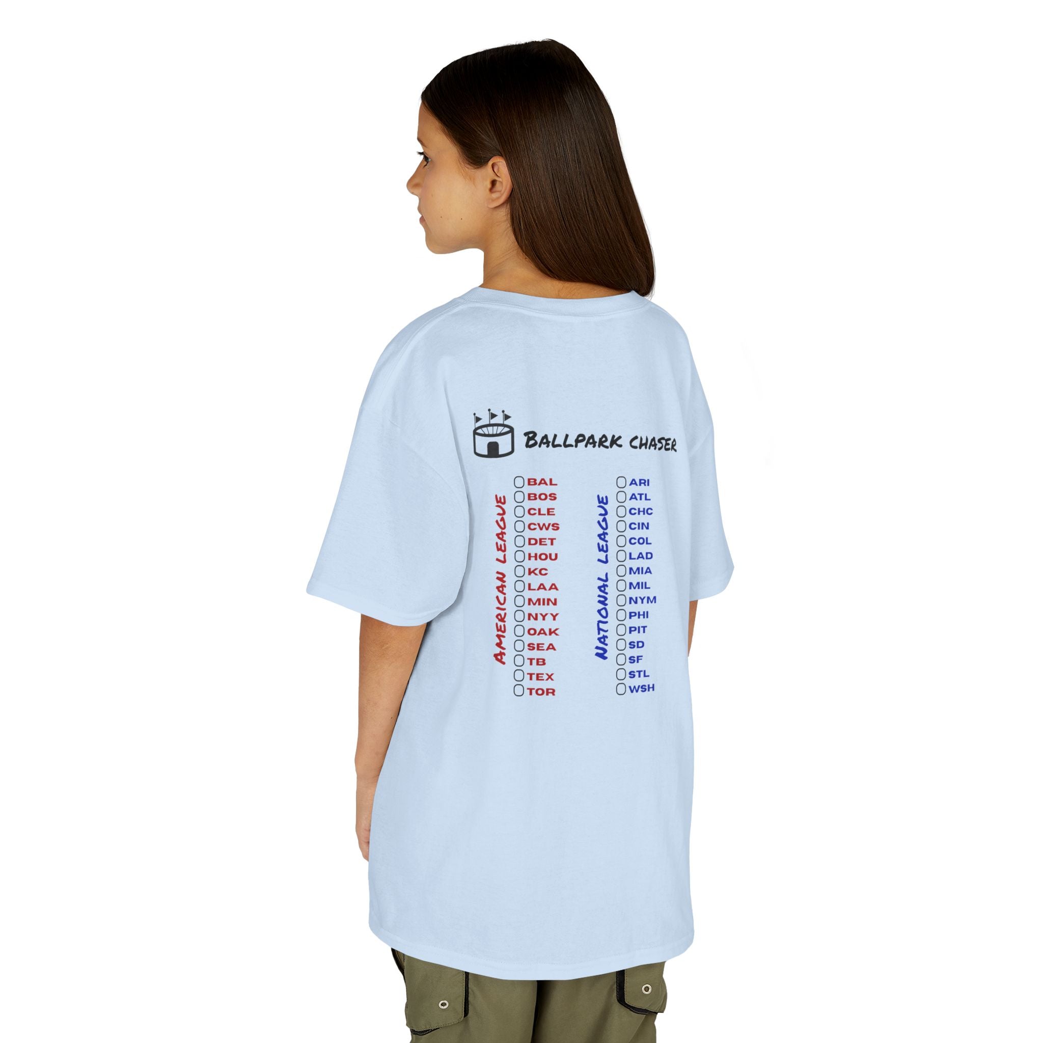Youth Chasing 30 Gildan Heavy Cotton™ Stadium Chasing Checklist Tee